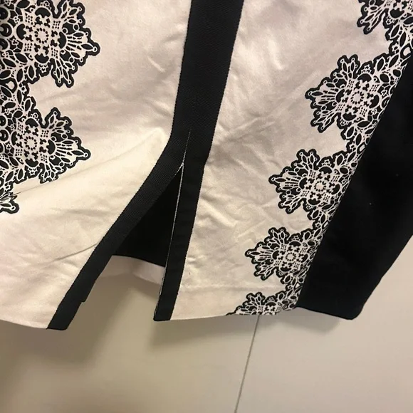 Worthington Black and White Sleeveless Dress - Picture 5 of 5